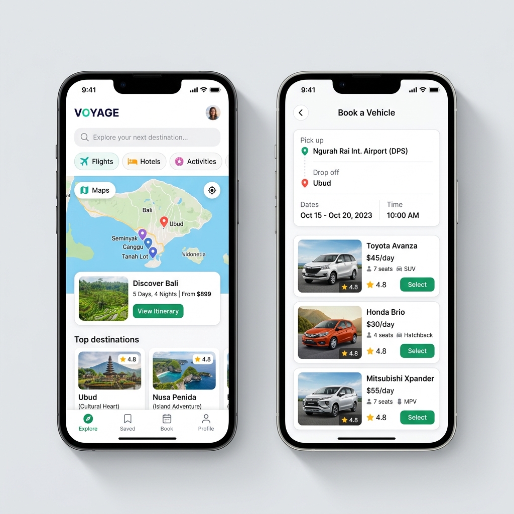 HDT Mobile App Mockups