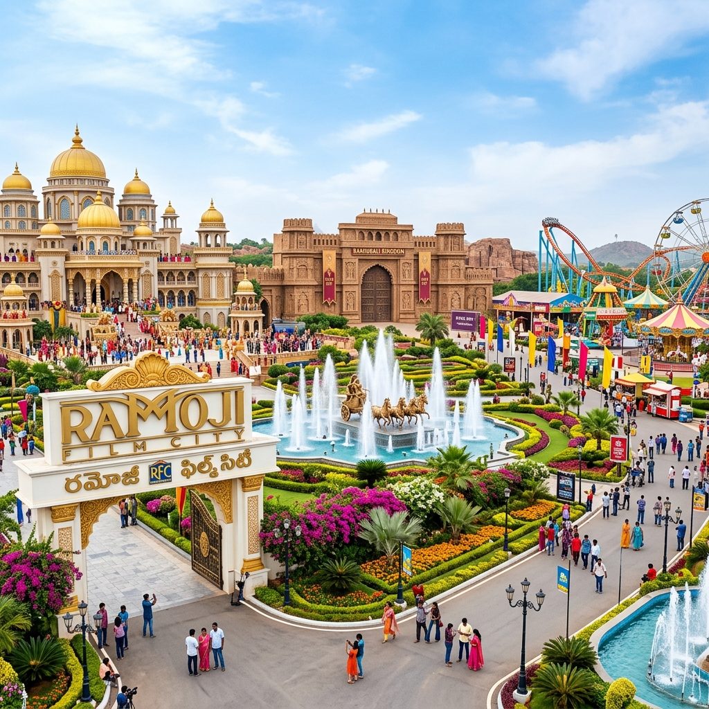 Ramoji Film City Tour from Hyderabad